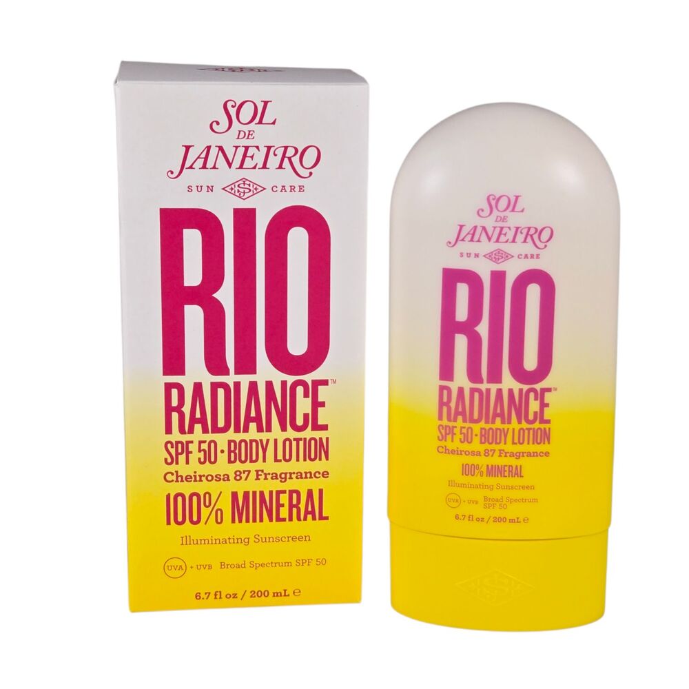 Sol de Janeiro Rio Radiance SPF 50 Body Lotion Cheirosa 87 6.7oz NIB EXP 06/2026